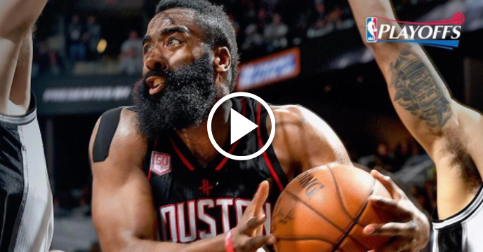 Houston Rockets Drain Ridiculous 22 Triples to Down San Antonio Spurs in Game 1